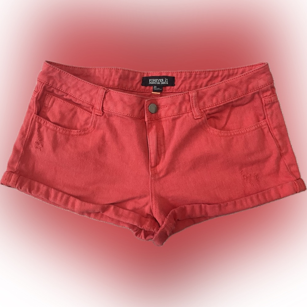 Forever 21 Coral Women's Shorts